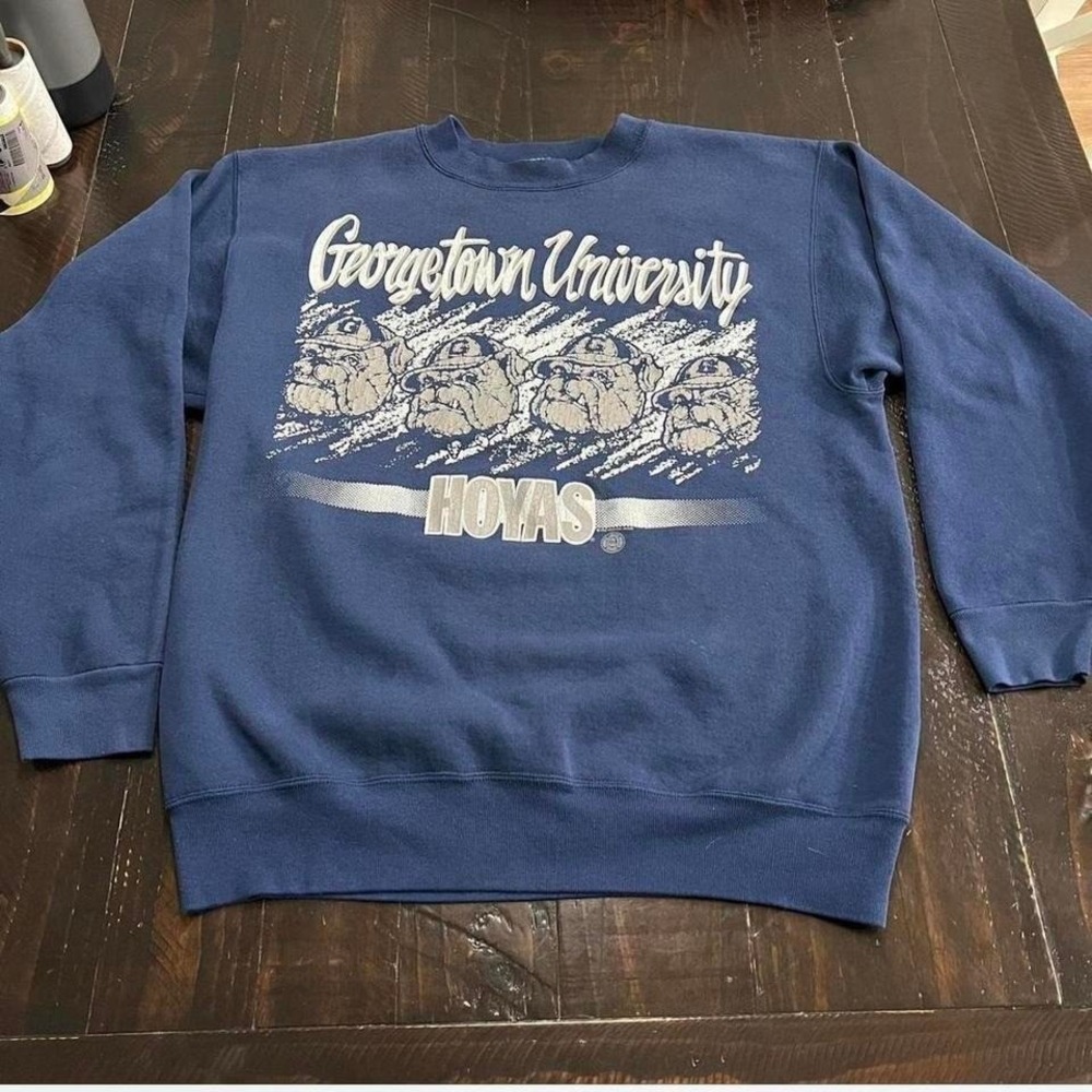 Vintage 1992 Georgetown‎ University Howas sweatshirt Size XL